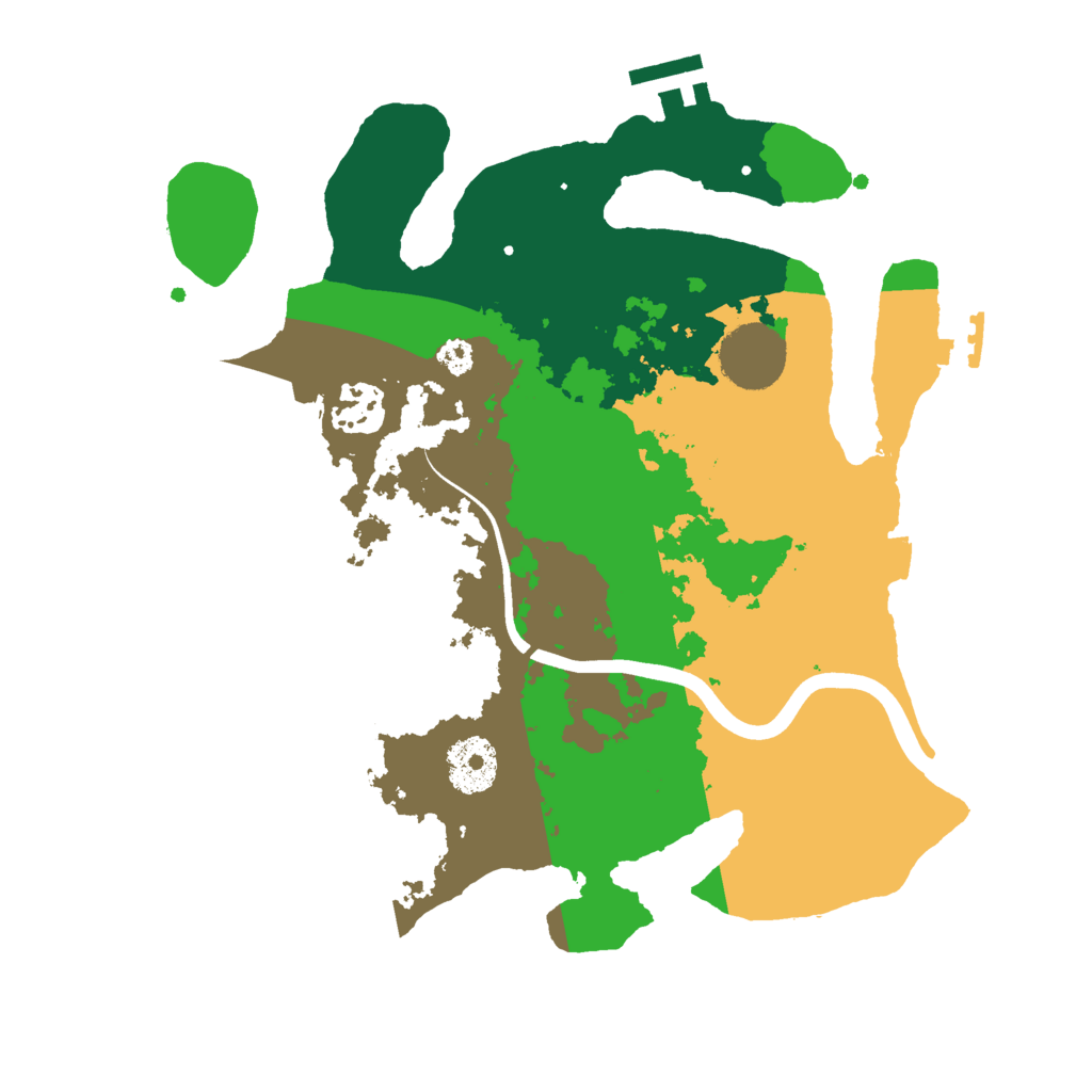 Biome Rust Map: Procedural Map, Size: 3000, Seed: 82710492
