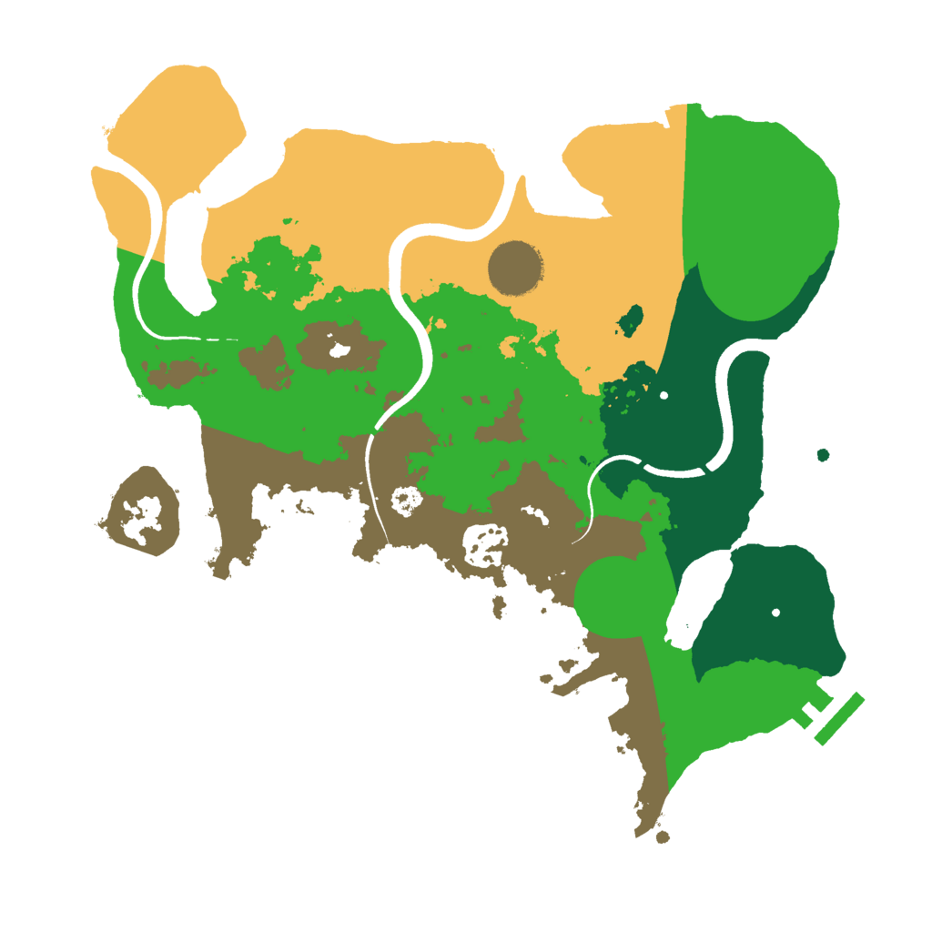 Biome Rust Map: Procedural Map, Size: 3000, Seed: 215046614