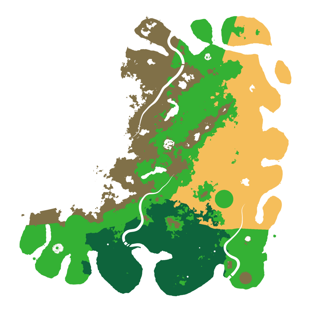 Biome Rust Map: Procedural Map, Size: 4500, Seed: 1368609398