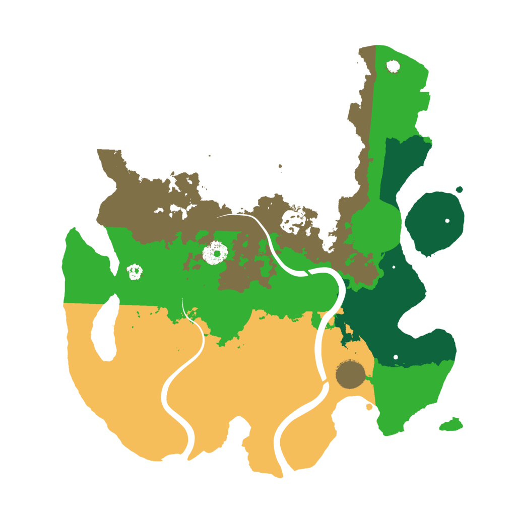 Biome Rust Map: Procedural Map, Size: 3200, Seed: 1404954524