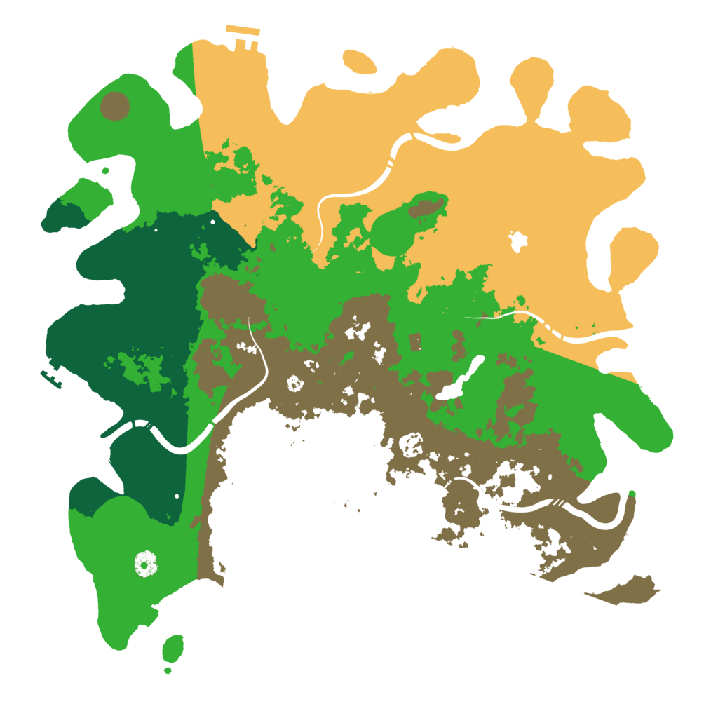 Biome Rust Map: Procedural Map, Size: 4300, Seed: 1814305434