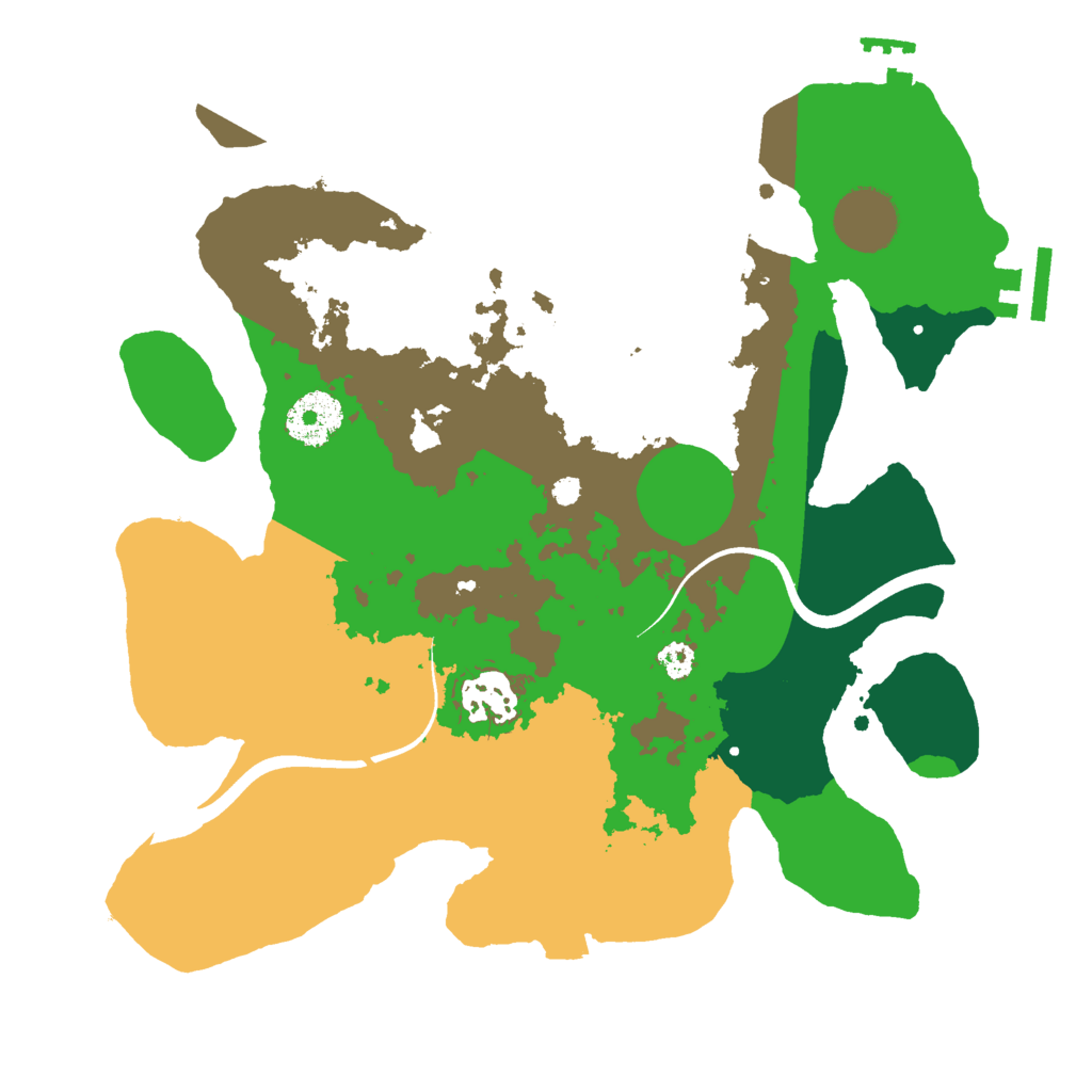 Biome Rust Map: Procedural Map, Size: 3000, Seed: 1647682723