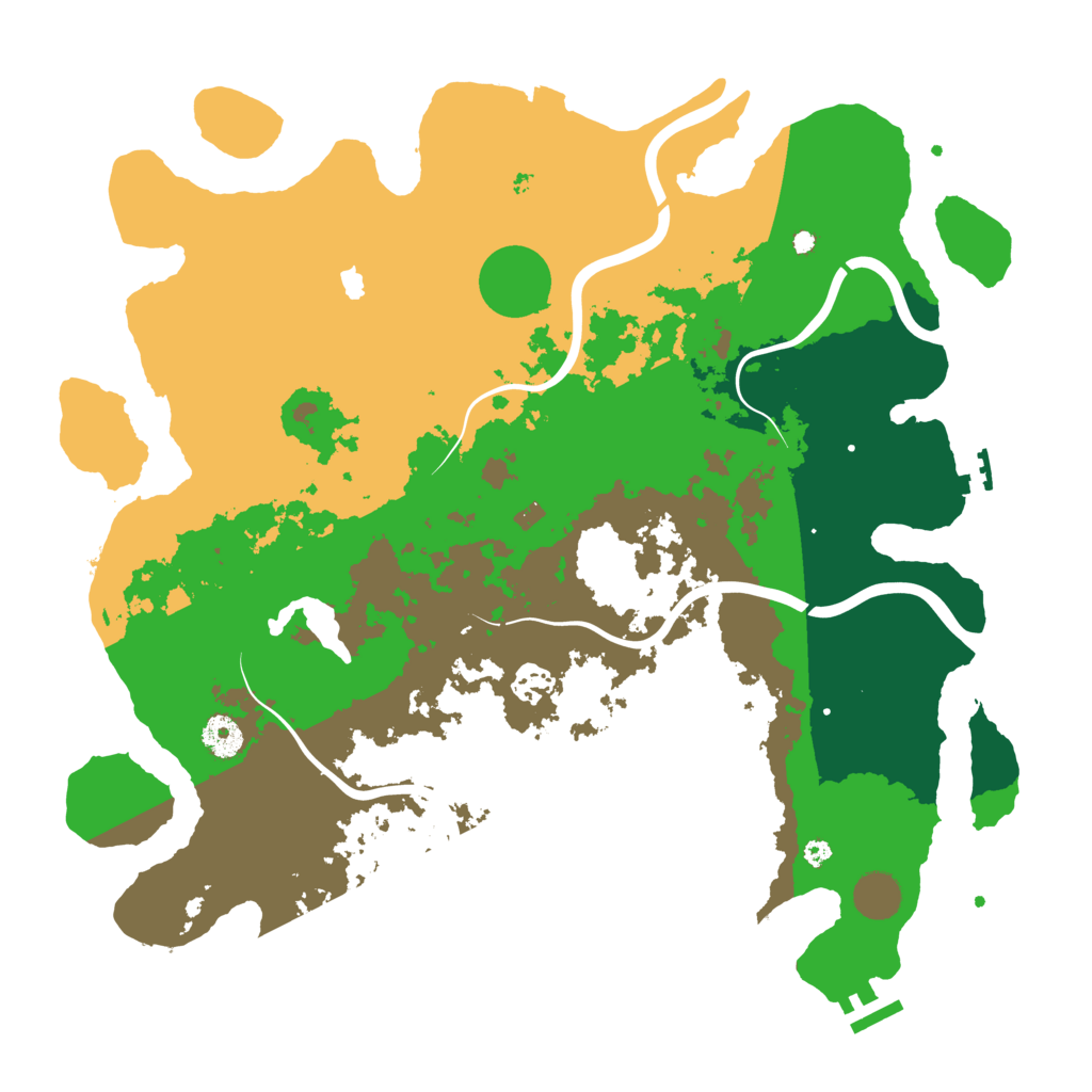 Biome Rust Map: Procedural Map, Size: 4000, Seed: 984651851