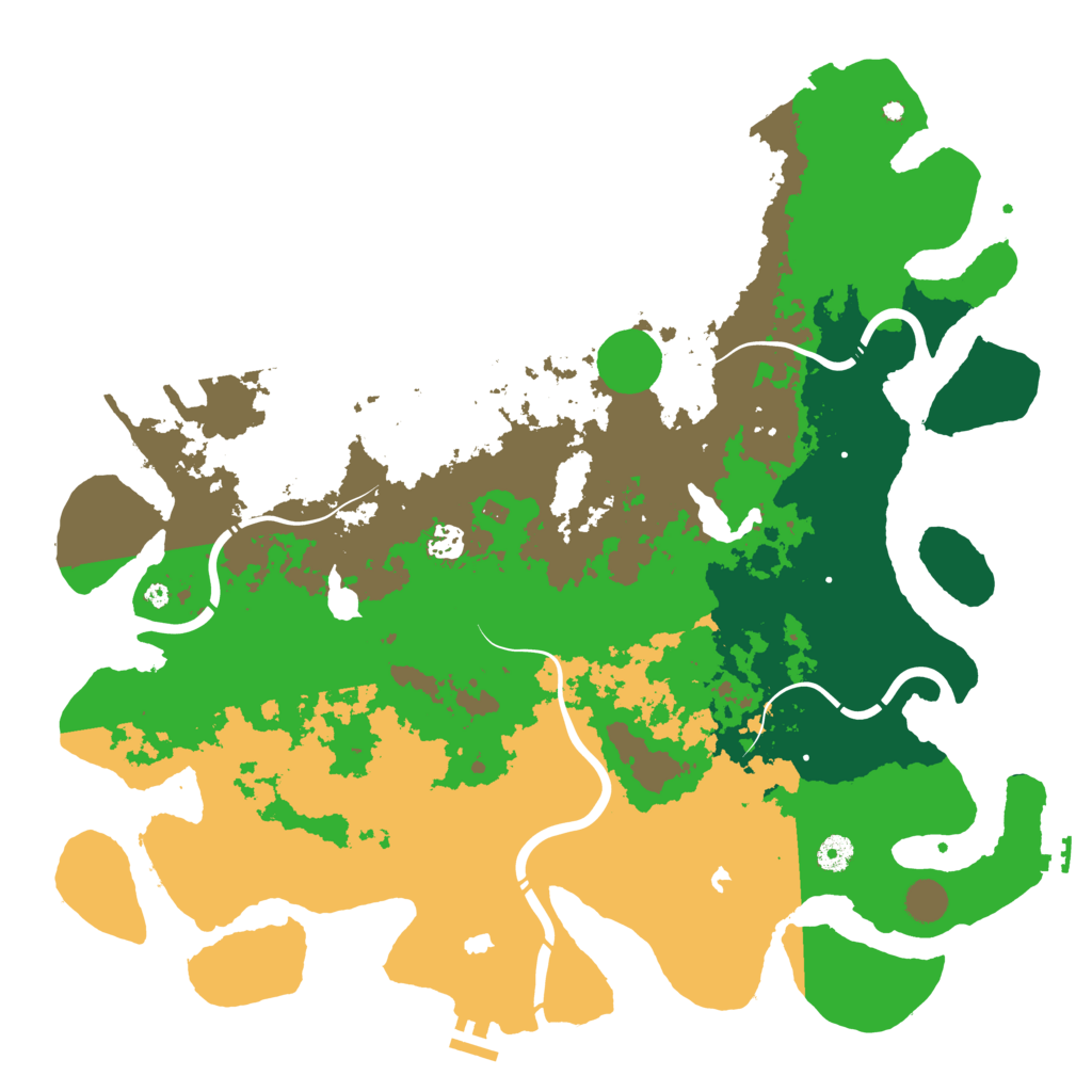 Biome Rust Map: Procedural Map, Size: 4500, Seed: 1563228560