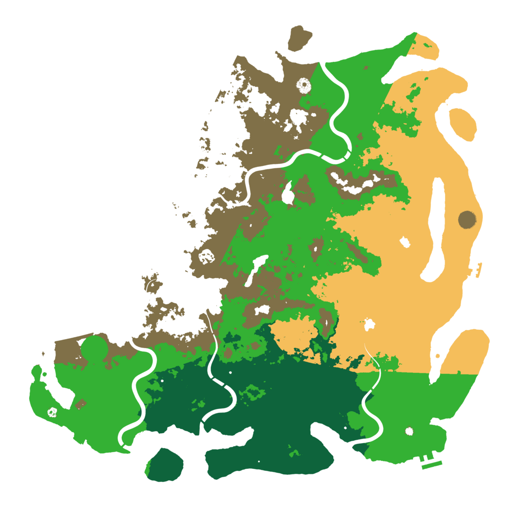 Biome Rust Map: Procedural Map, Size: 5000, Seed: 1715991789