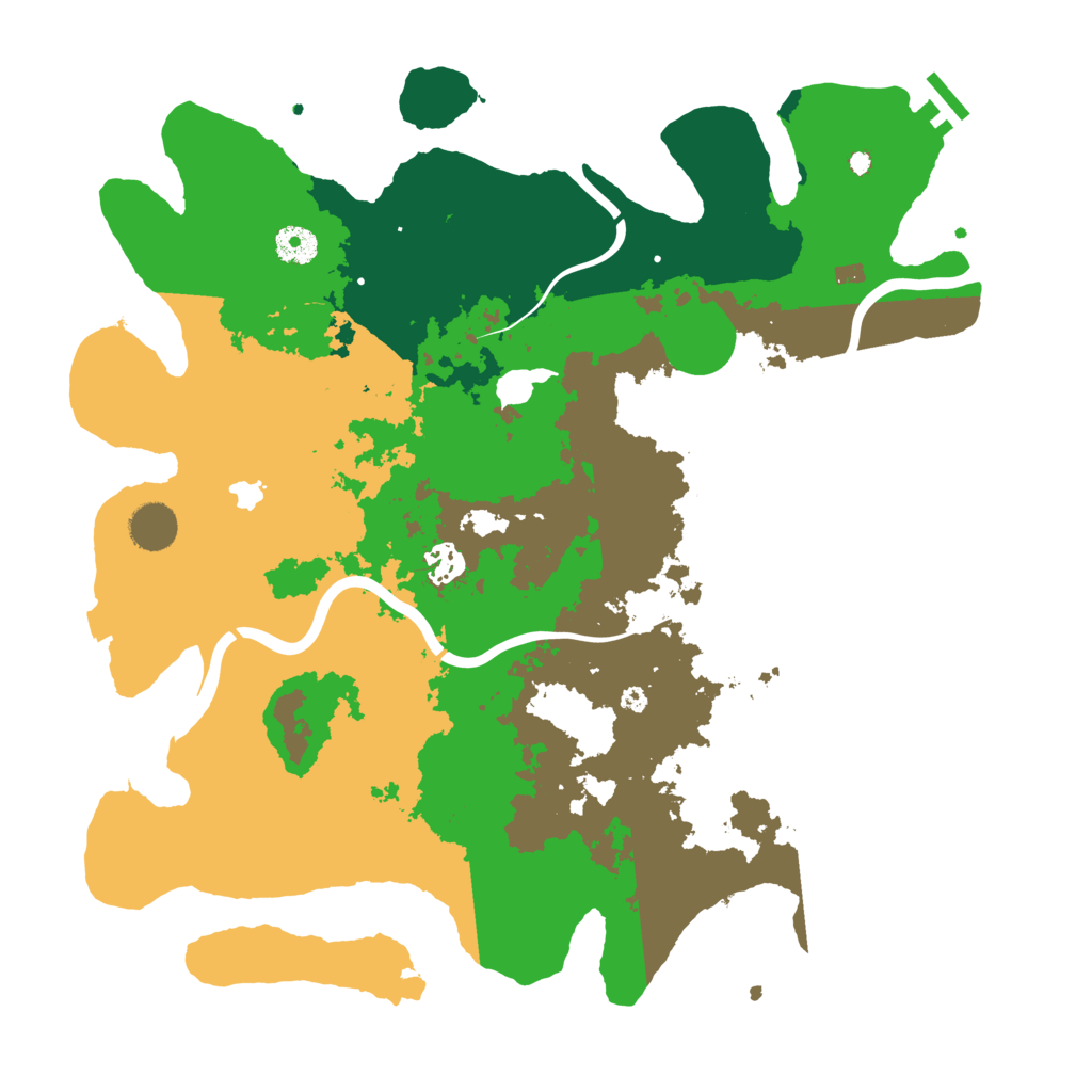 Biome Rust Map: Procedural Map, Size: 4000, Seed: 413716