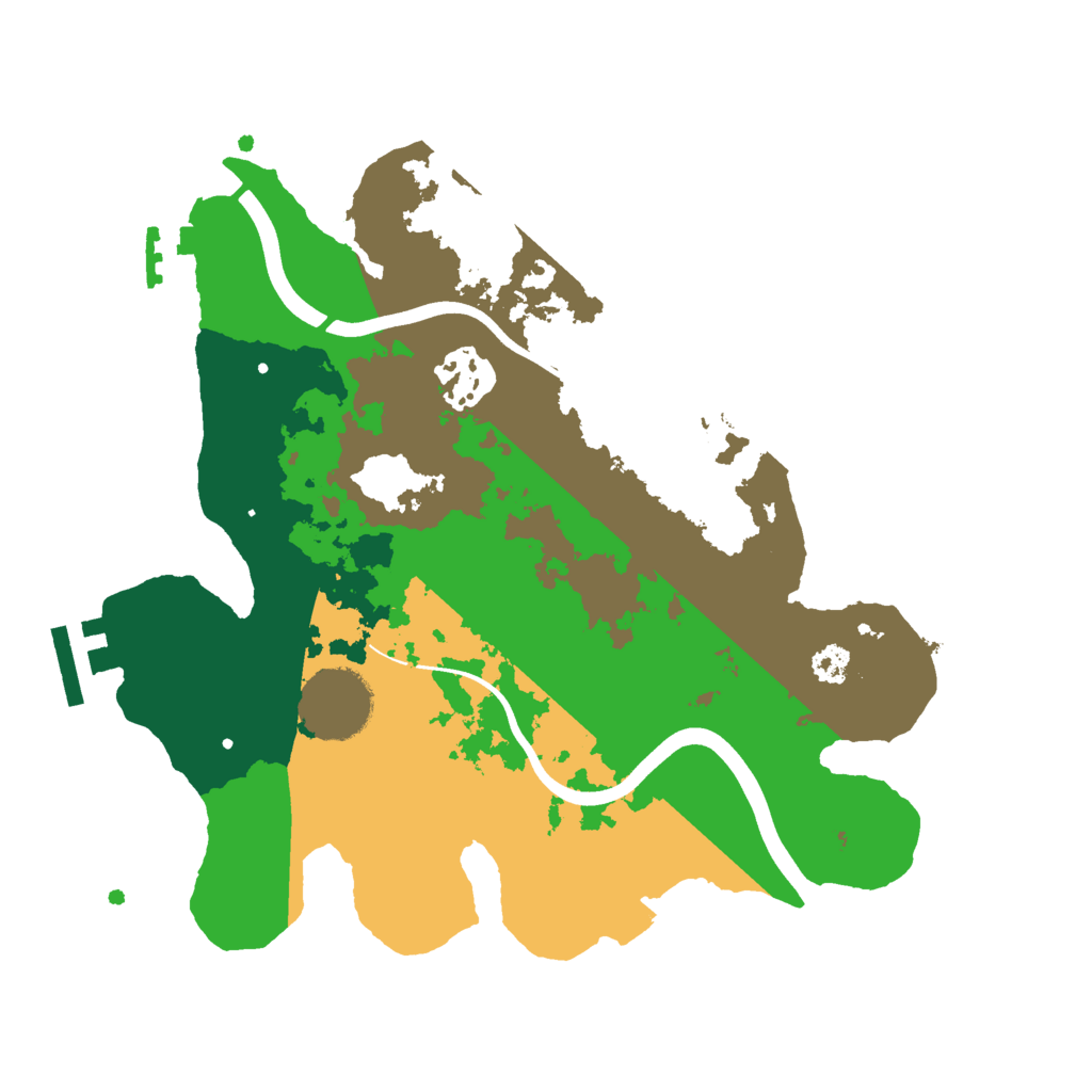 Biome Rust Map: Procedural Map, Size: 2750, Seed: 6390