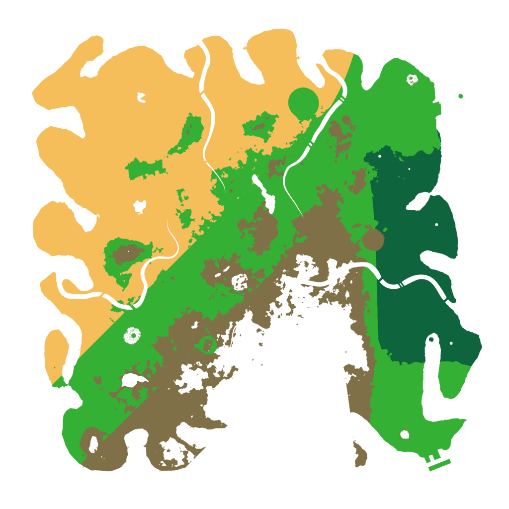 Biome Rust Map: Procedural Map, Size: 4500, Seed: 1750978042