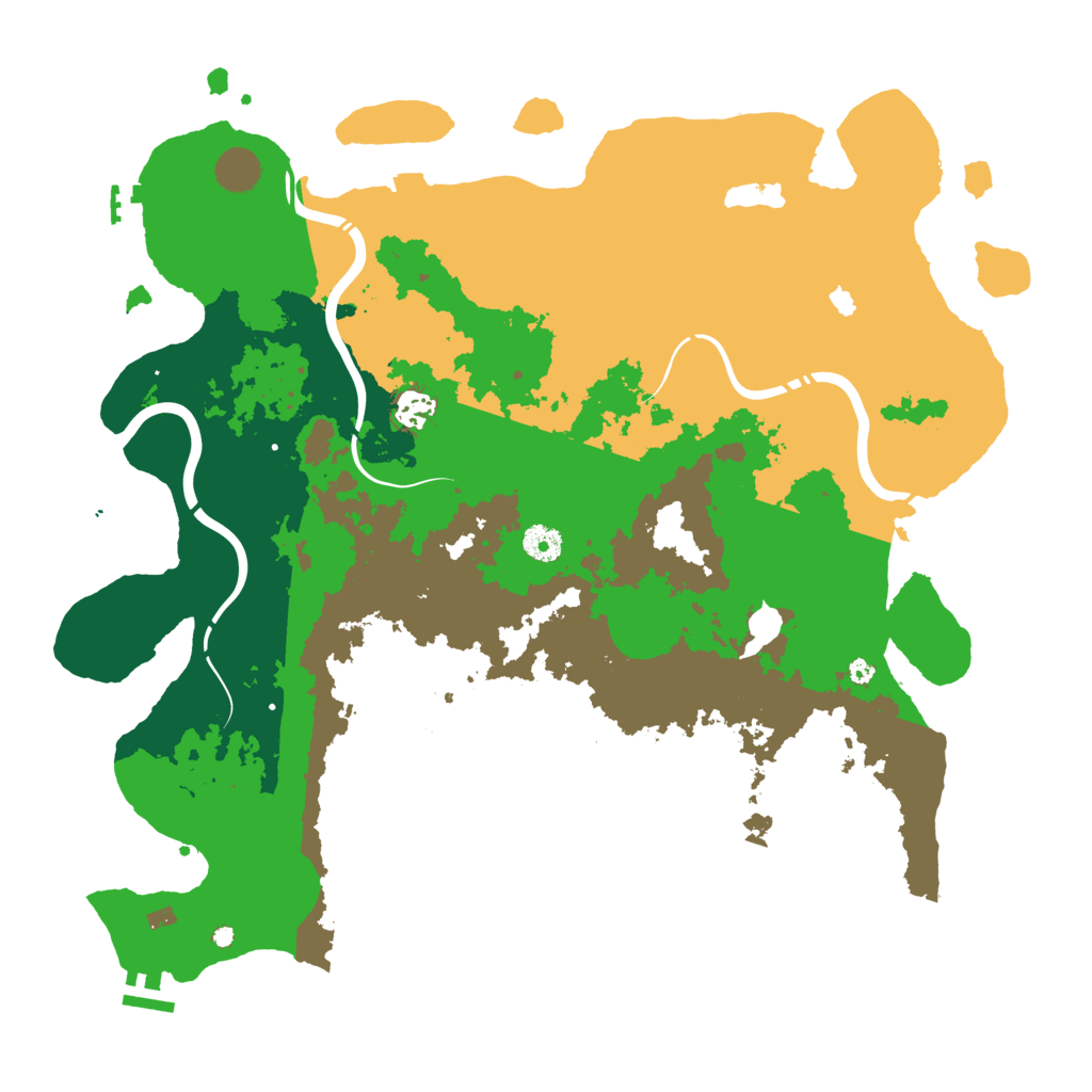 Biome Rust Map: Procedural Map, Size: 4250, Seed: 1169124776