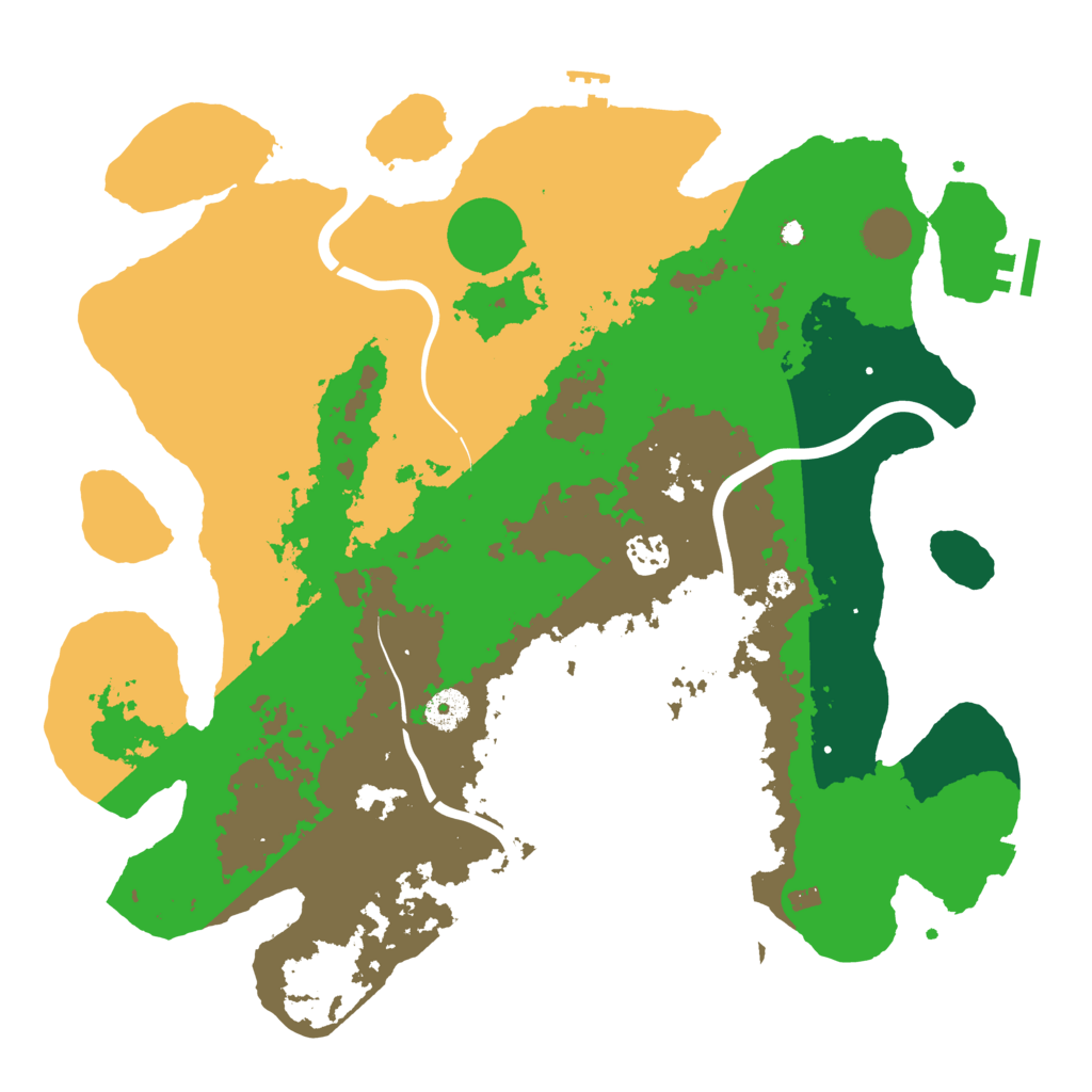 Biome Rust Map: Procedural Map, Size: 3850, Seed: 1472798987
