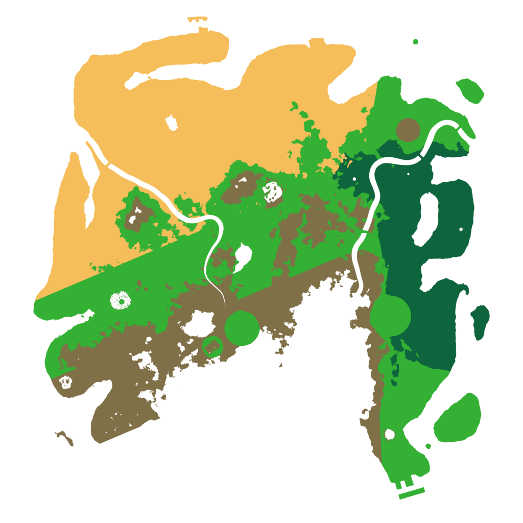 Biome Rust Map: Procedural Map, Size: 4000, Seed: 358021