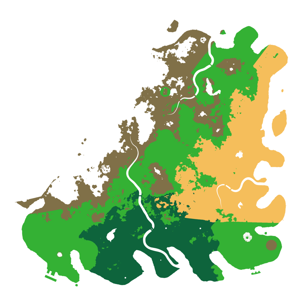 Biome Rust Map: Procedural Map, Size: 5000, Seed: 3737745