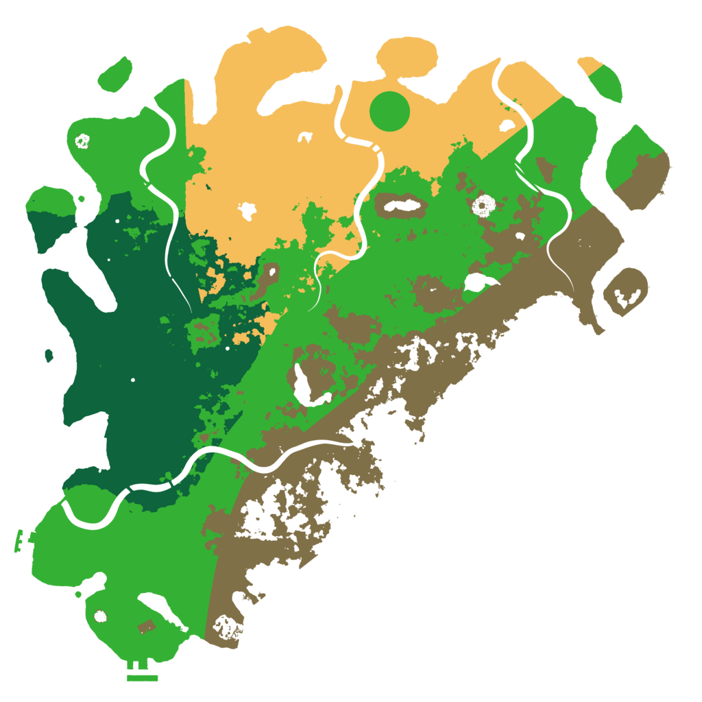 Biome Rust Map: Procedural Map, Size: 4600, Seed: 1678659534