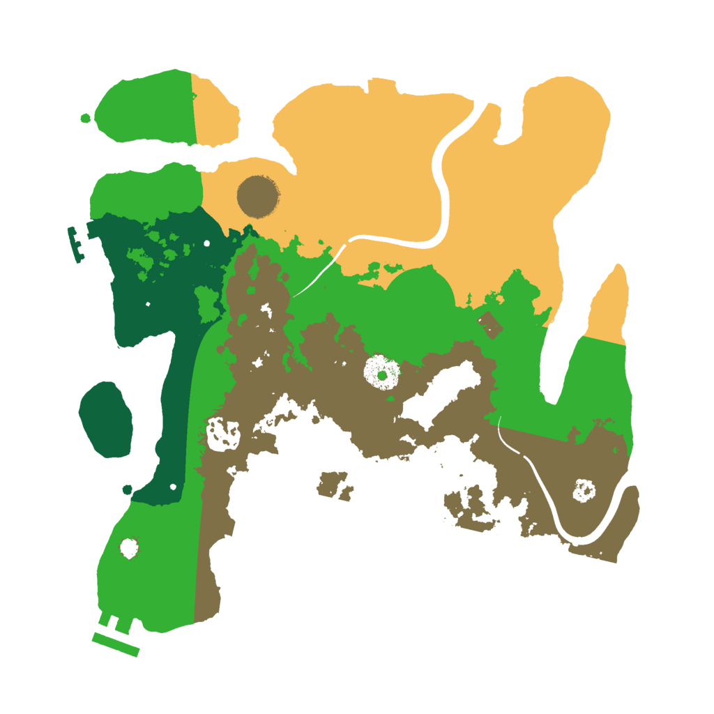 Biome Rust Map: Procedural Map, Size: 3000, Seed: 849948376