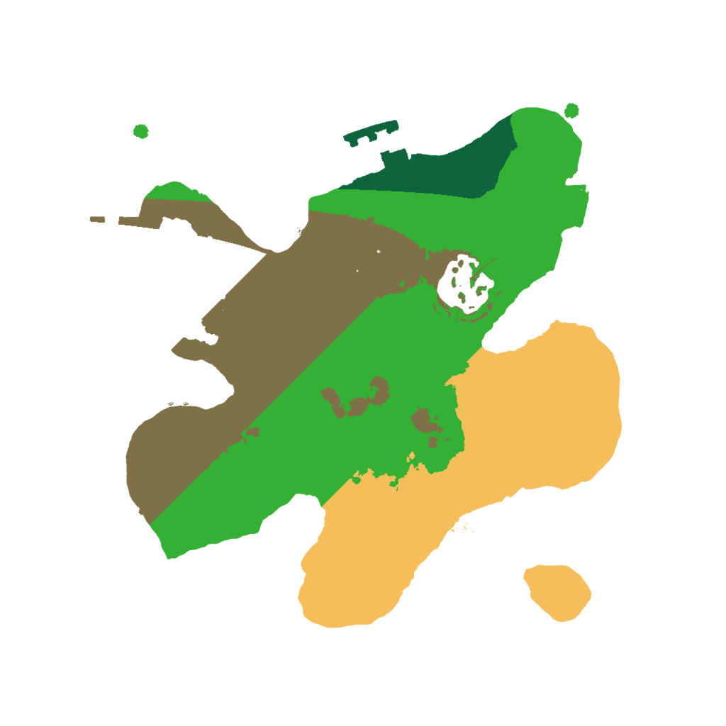 Biome Rust Map: Procedural Map, Size: 2000, Seed: 59398