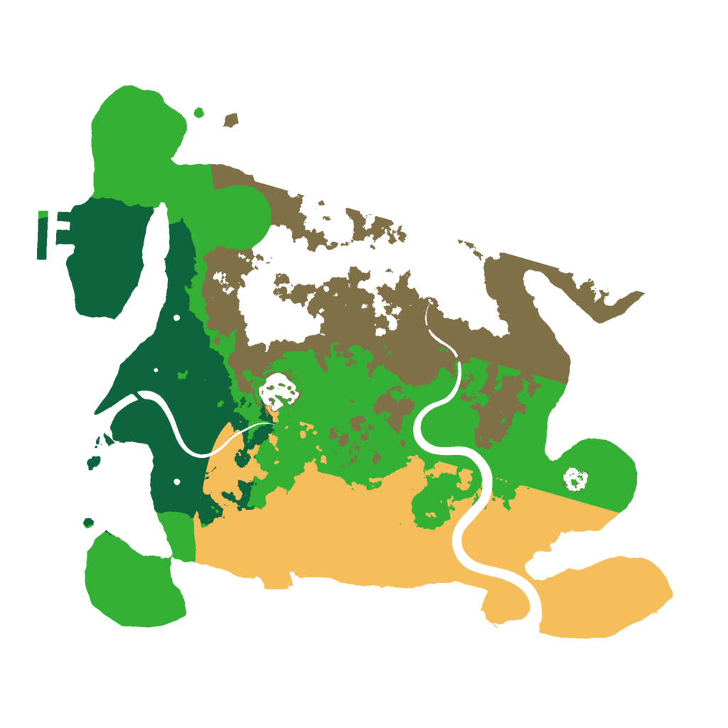Biome Rust Map: Procedural Map, Size: 3000, Seed: 1255144561