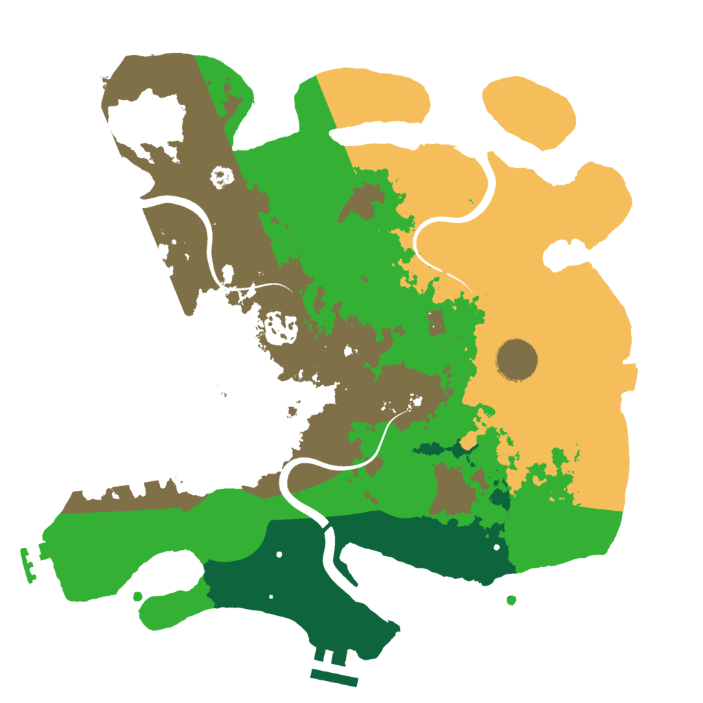 Biome Rust Map: Procedural Map, Size: 3000, Seed: 61832