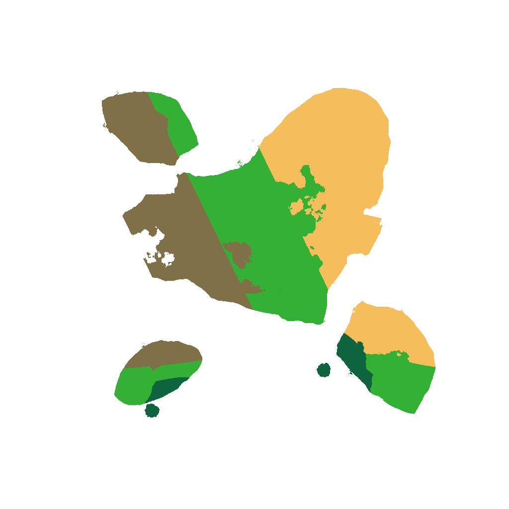 Biome Rust Map: Procedural Map, Size: 1500, Seed: 572989711
