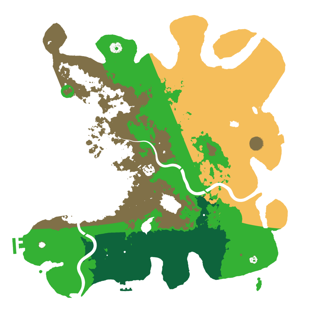 Biome Rust Map: Procedural Map, Size: 4000, Seed: 661884933