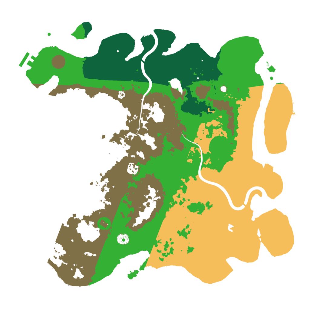 Biome Rust Map: Procedural Map, Size: 4000, Seed: 268878883