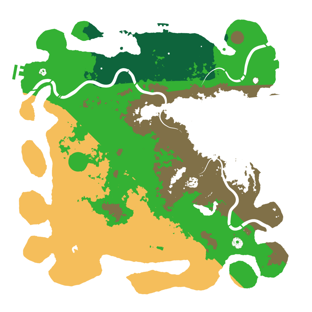Biome Rust Map: Procedural Map, Size: 4250, Seed: 2012205276