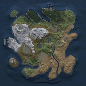 Thumbnail Rust Map: Procedural Map, Size: 2750, Seed: 656488791, 14 Monuments