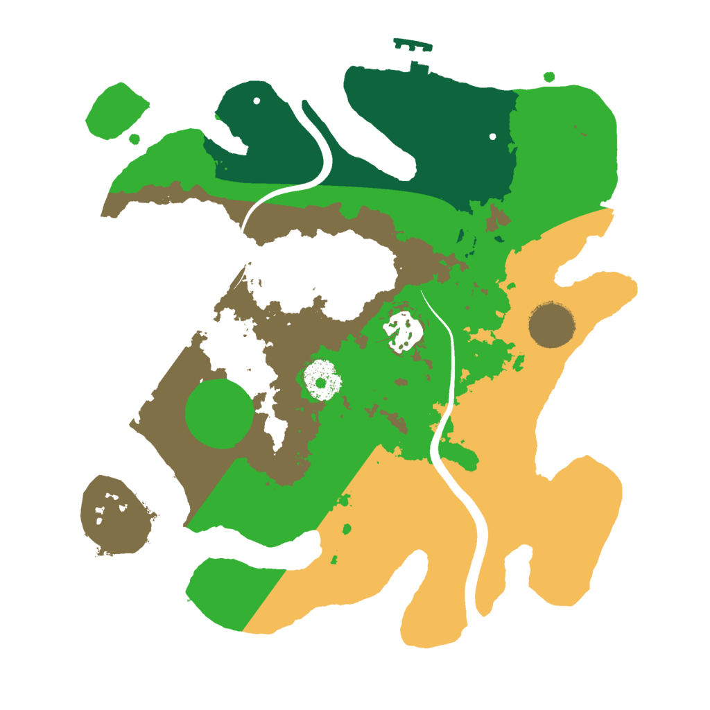 Biome Rust Map: Procedural Map, Size: 2750, Seed: 656488791