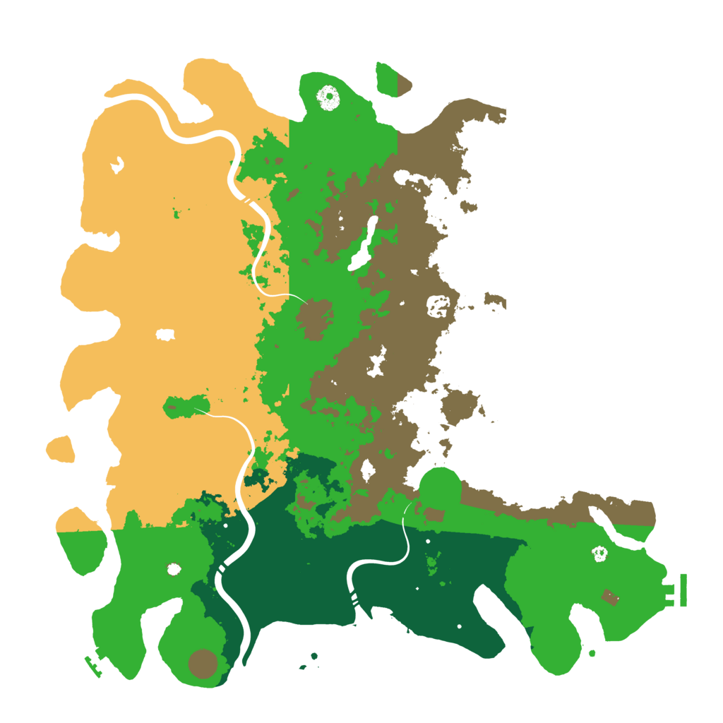 Biome Rust Map: Procedural Map, Size: 4500, Seed: 82999361