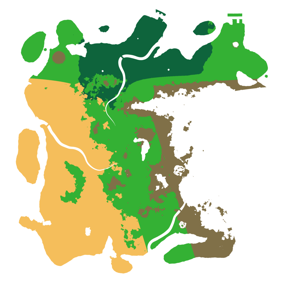 Biome Rust Map: Procedural Map, Size: 4000, Seed: 325817136