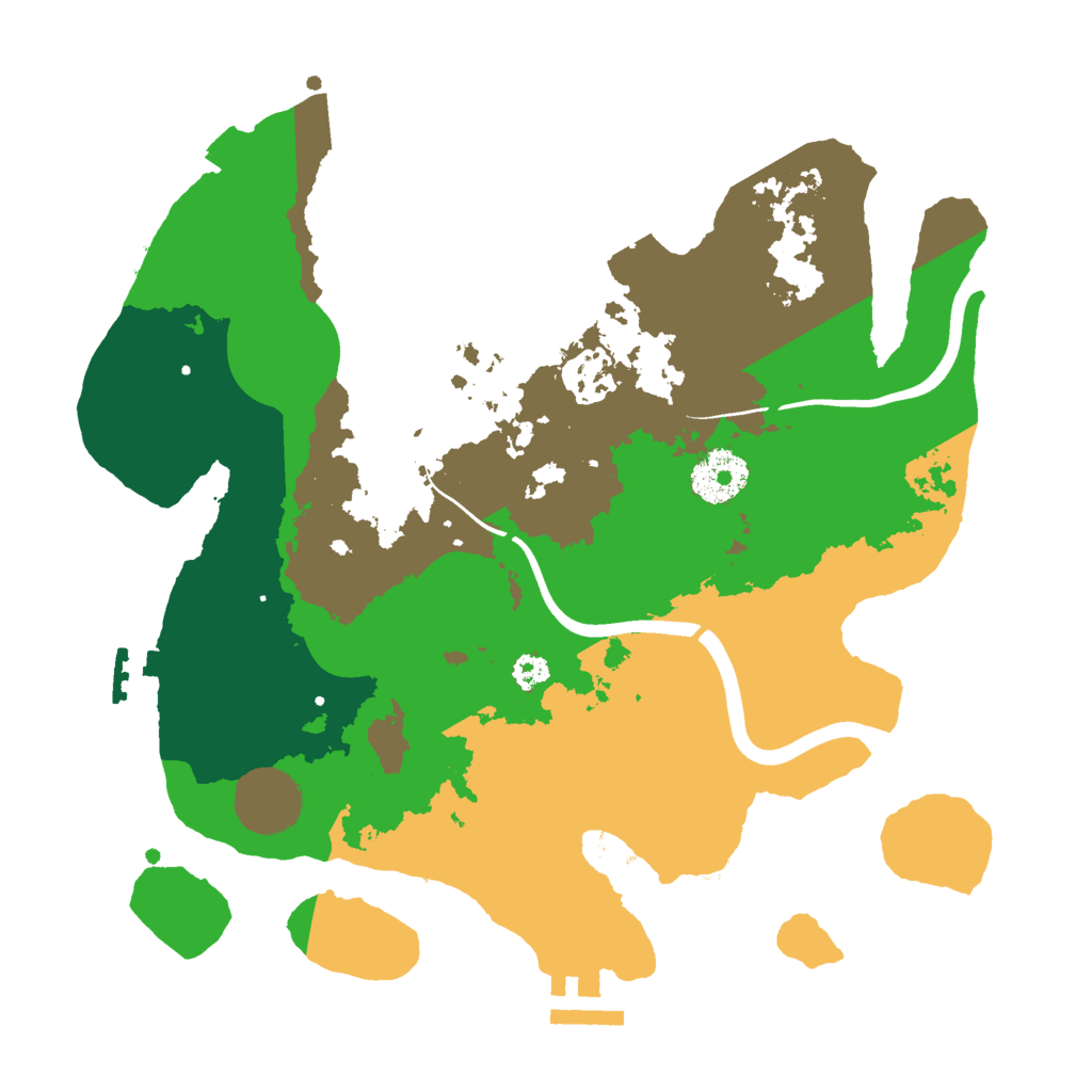 Biome Rust Map: Procedural Map, Size: 3000, Seed: 746291835