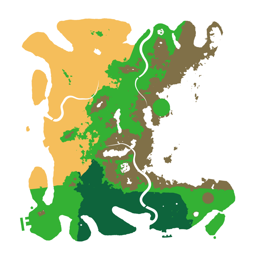 Biome Rust Map: Procedural Map, Size: 4000, Seed: 481274627