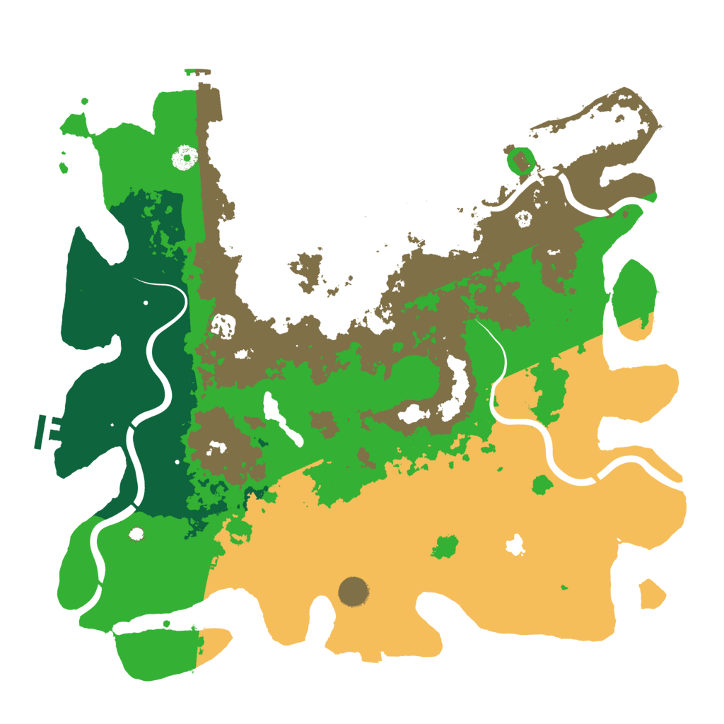 Biome Rust Map: Procedural Map, Size: 4250, Seed: 165000