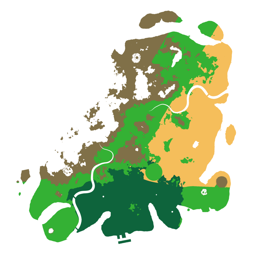 Biome Rust Map: Procedural Map, Size: 4000, Seed: 1310933121