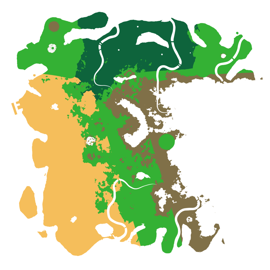 Biome Rust Map: Procedural Map, Size: 4500, Seed: 423150816