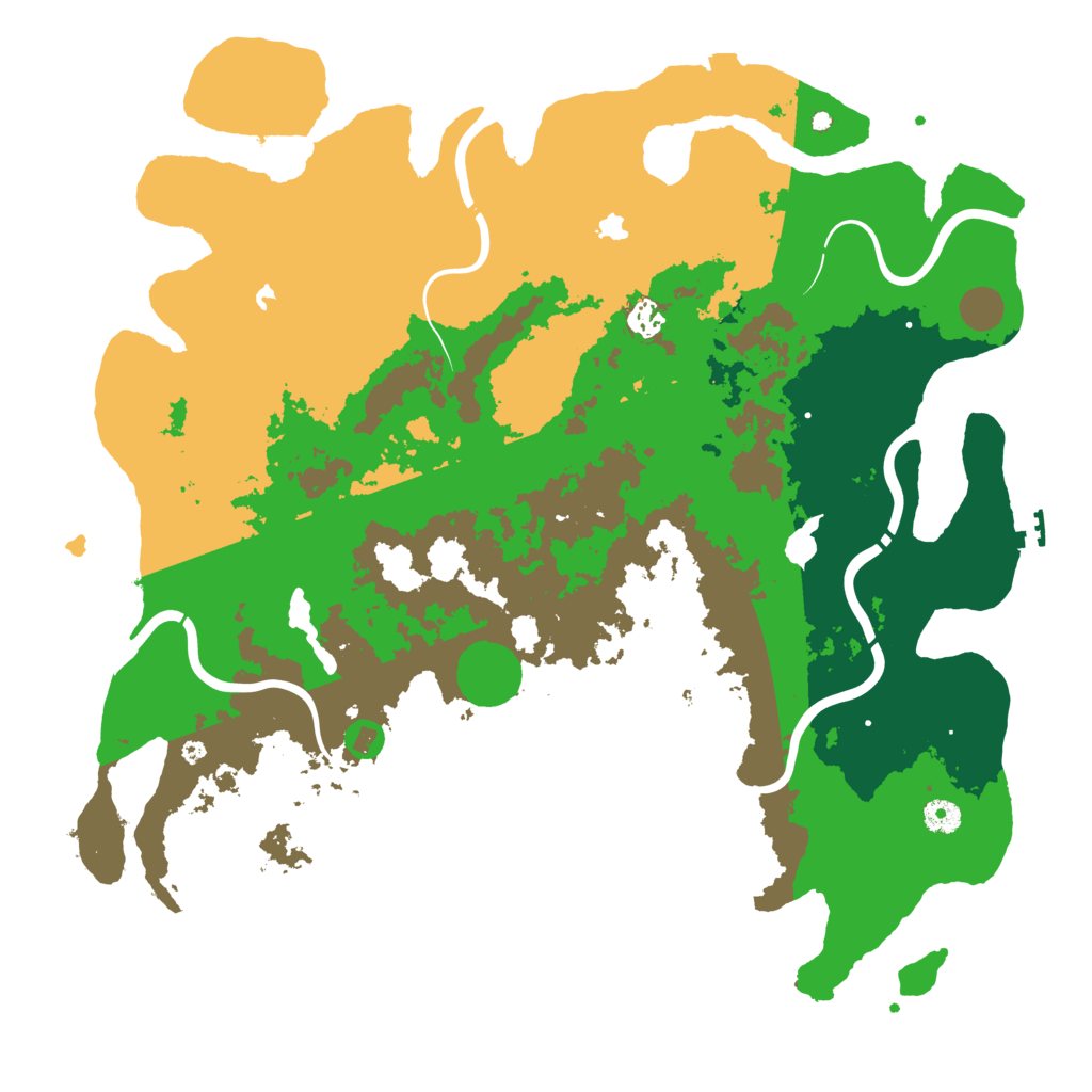 Biome Rust Map: Procedural Map, Size: 4500, Seed: 927483