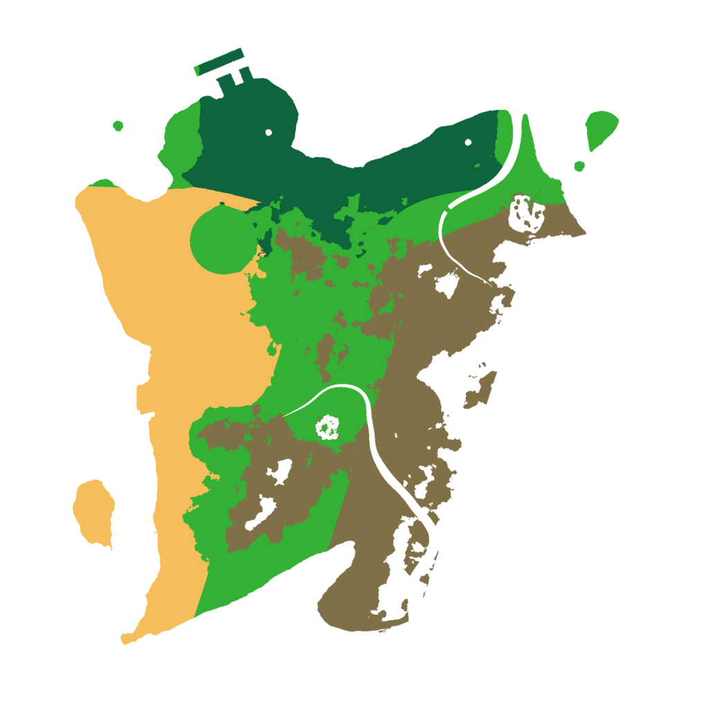 Biome Rust Map: Procedural Map, Size: 2800, Seed: 1450881163