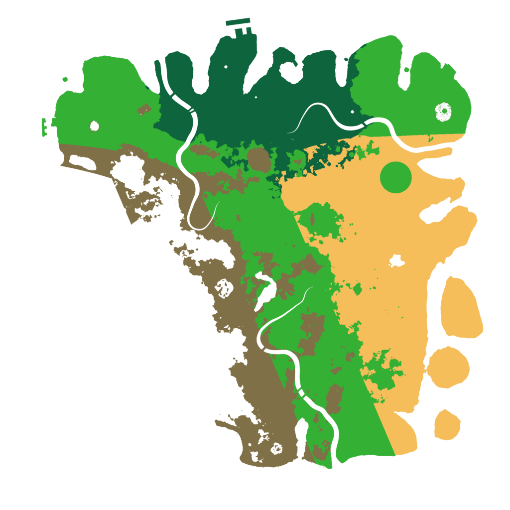 Biome Rust Map: Procedural Map, Size: 4250, Seed: 42333623