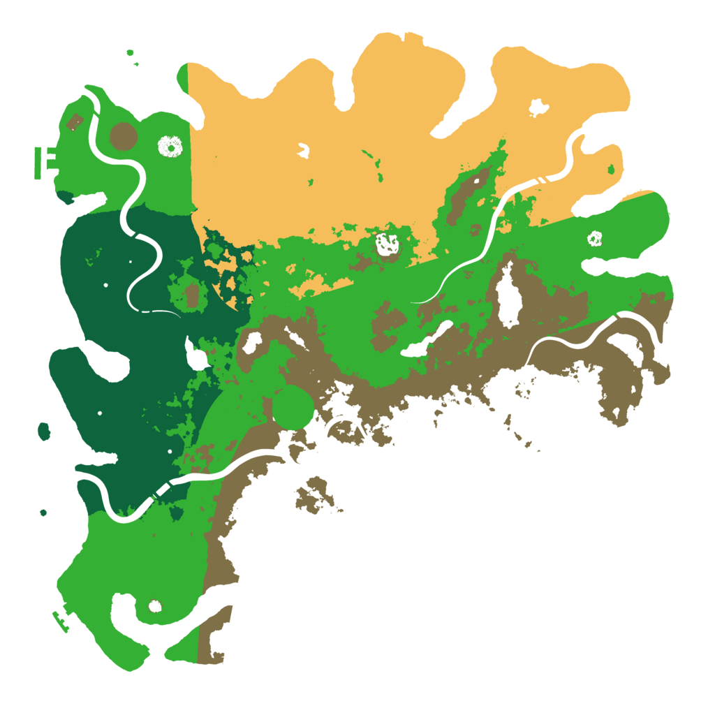 Biome Rust Map: Procedural Map, Size: 4500, Seed: 469727921