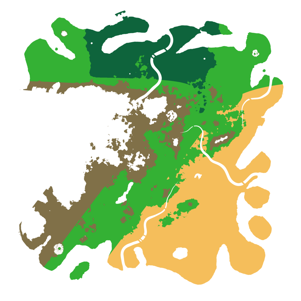 Biome Rust Map: Procedural Map, Size: 4250, Seed: 709144874