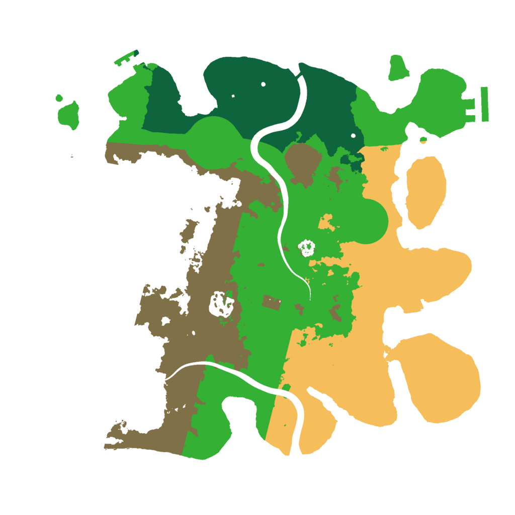 Biome Rust Map: Procedural Map, Size: 3000, Seed: 78943
