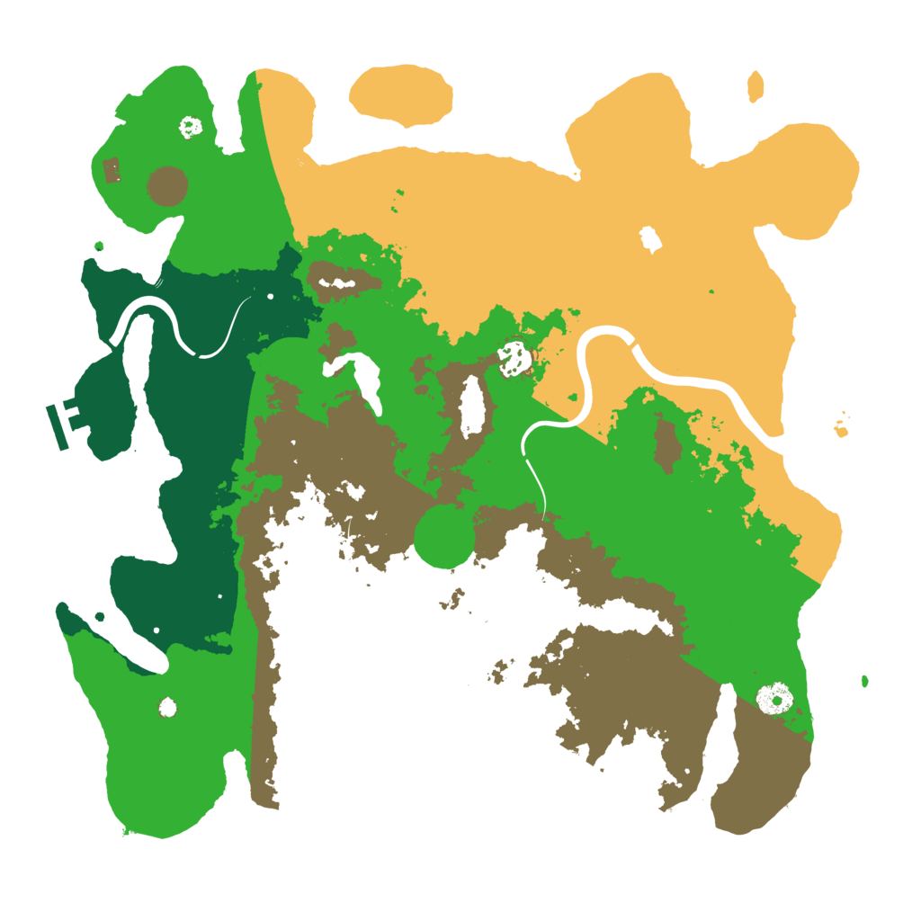 Biome Rust Map: Procedural Map, Size: 4000, Seed: 64829530