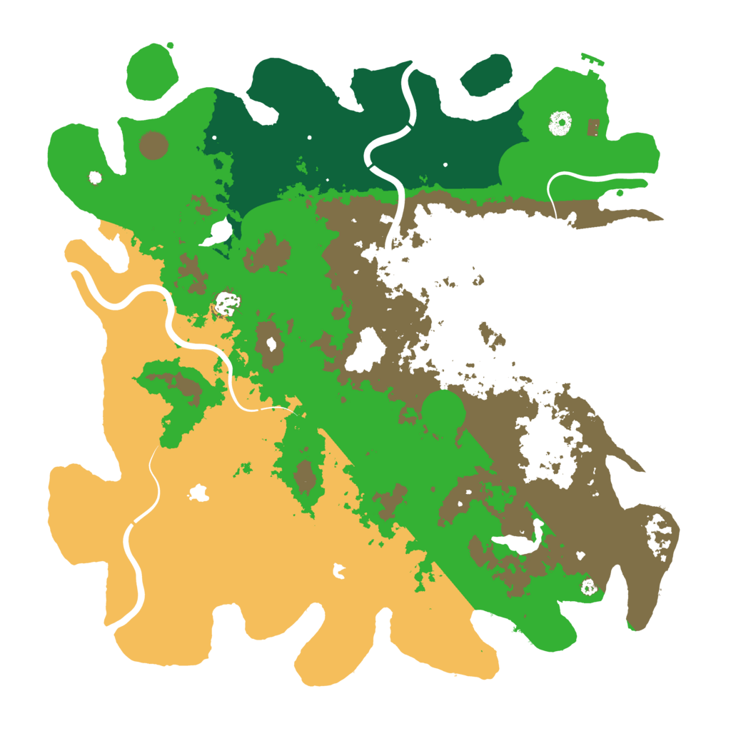 Biome Rust Map: Procedural Map, Size: 4500, Seed: 930824030