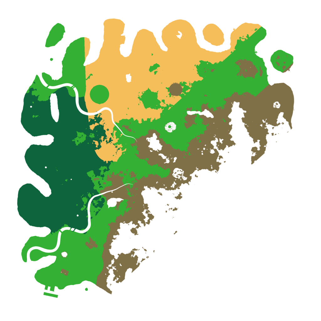 Biome Rust Map: Procedural Map, Size: 4500, Seed: 10908