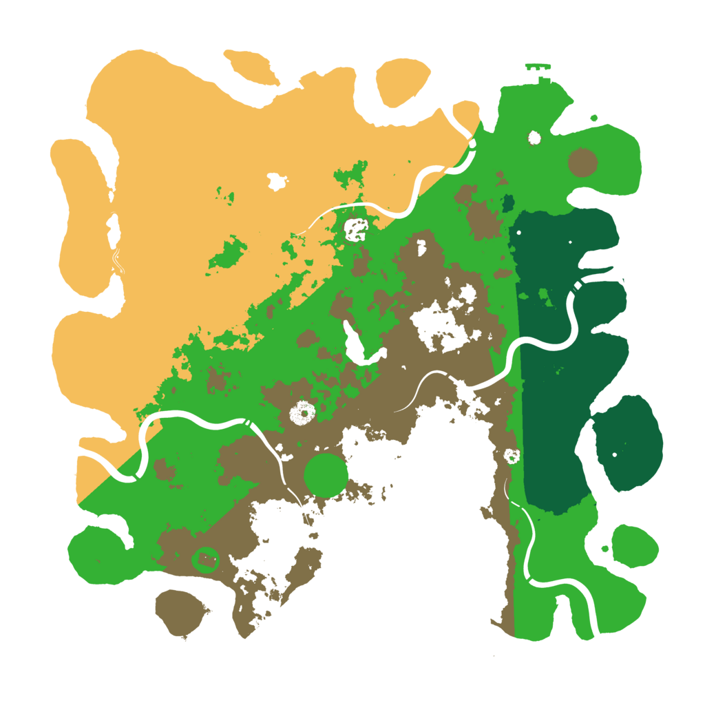 Biome Rust Map: Procedural Map, Size: 4250, Seed: 4585