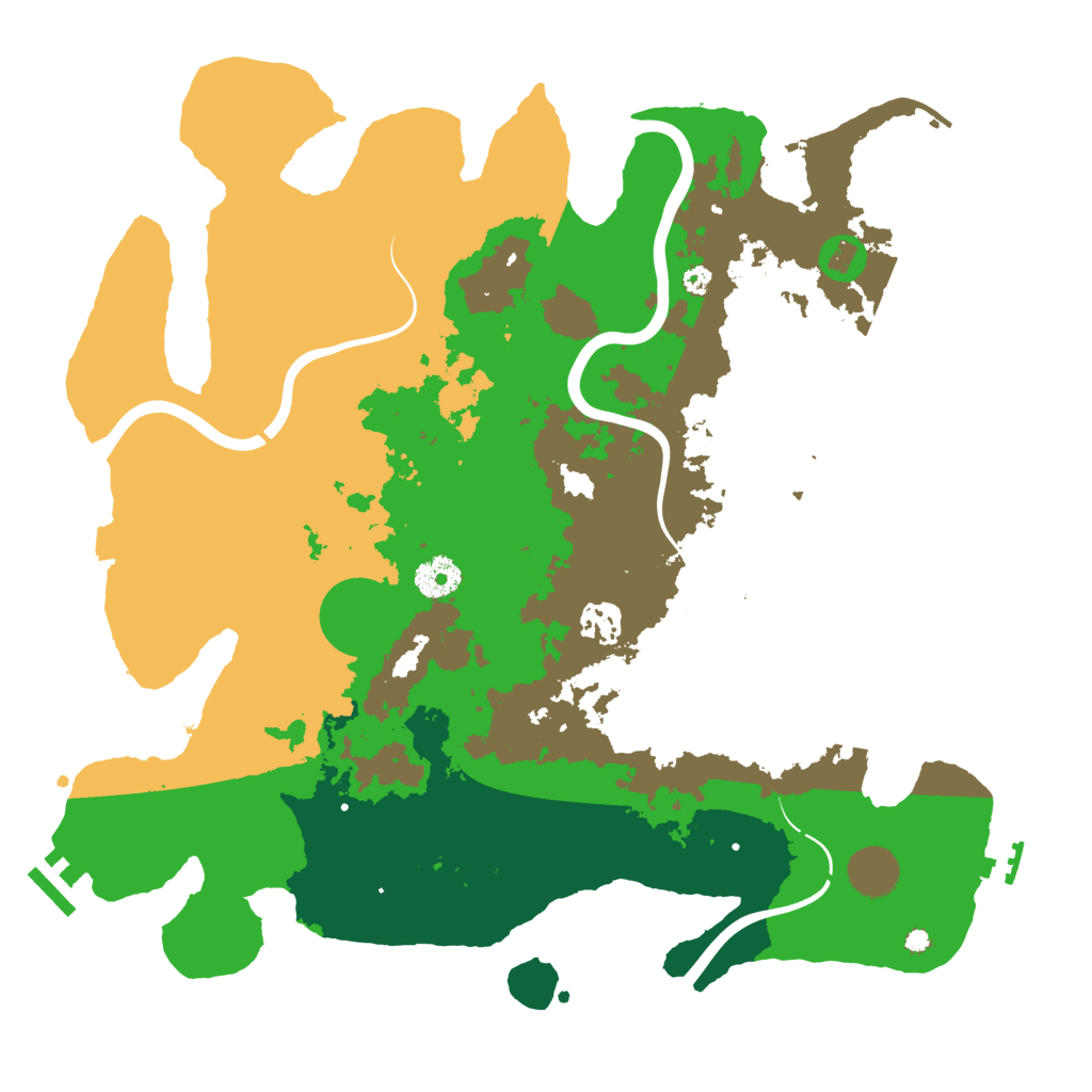 Biome Rust Map: Procedural Map, Size: 3750, Seed: 522532759