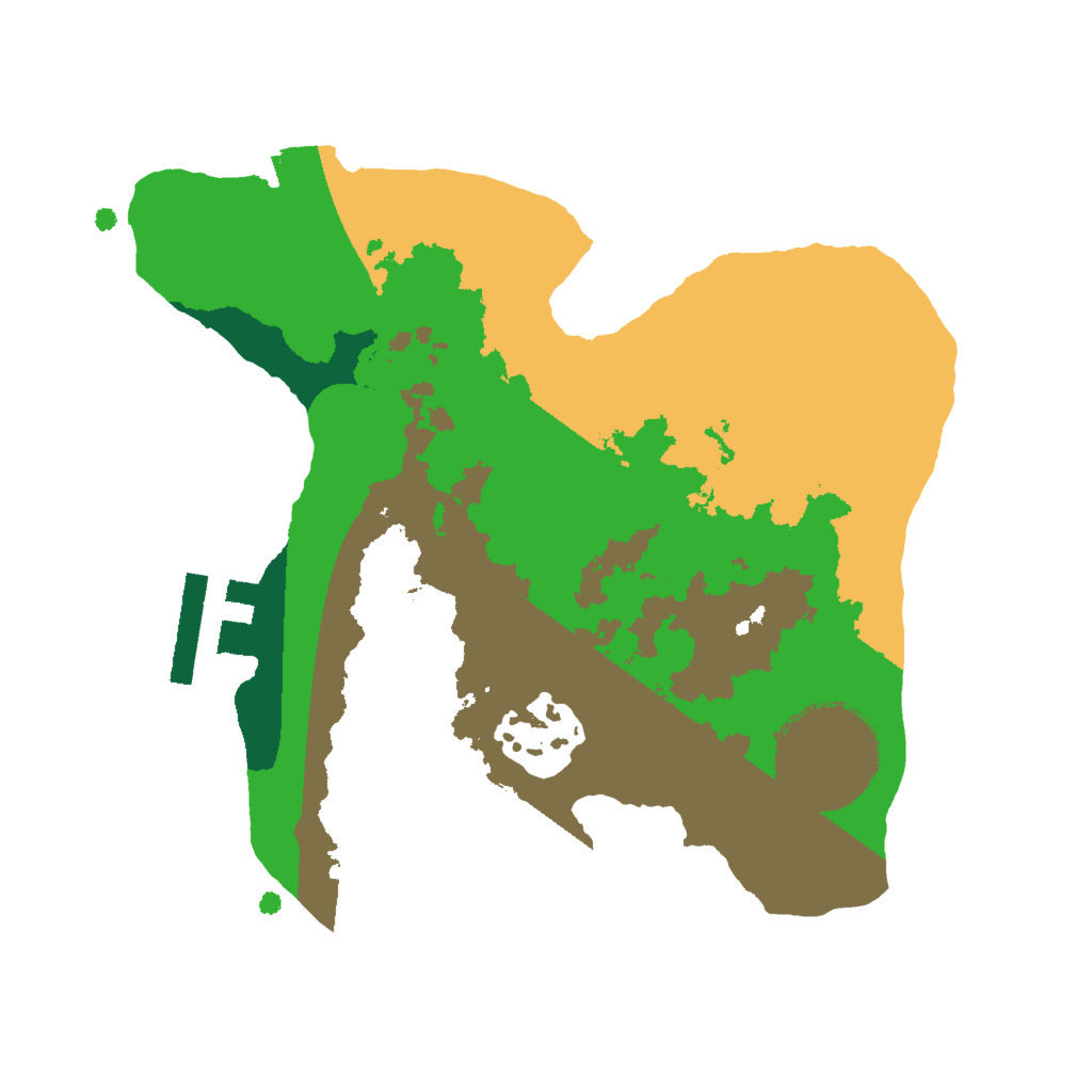 Biome Rust Map: Procedural Map, Size: 2000, Seed: 15459