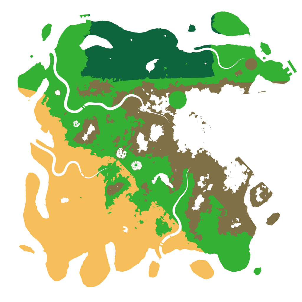 Biome Rust Map: Procedural Map, Size: 4500, Seed: 31234