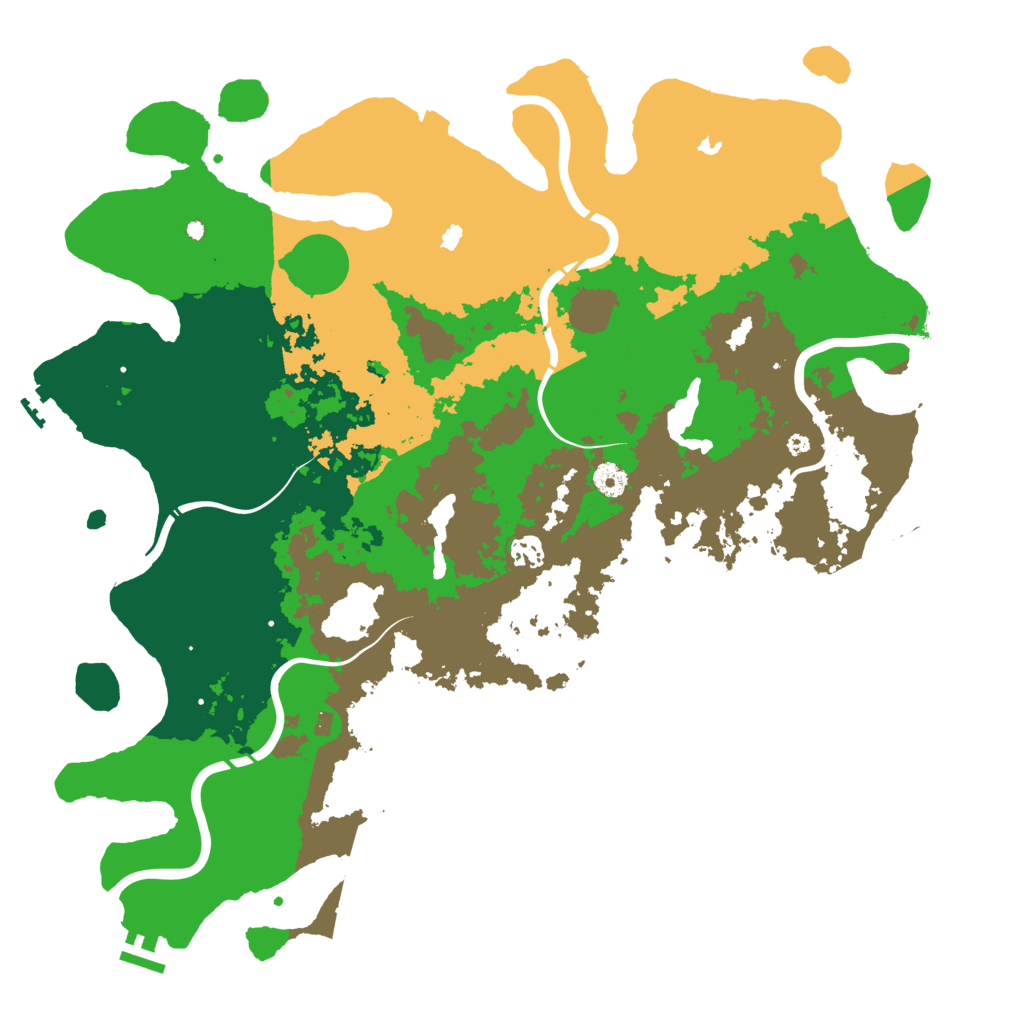 Biome Rust Map: Procedural Map, Size: 4500, Seed: 388239
