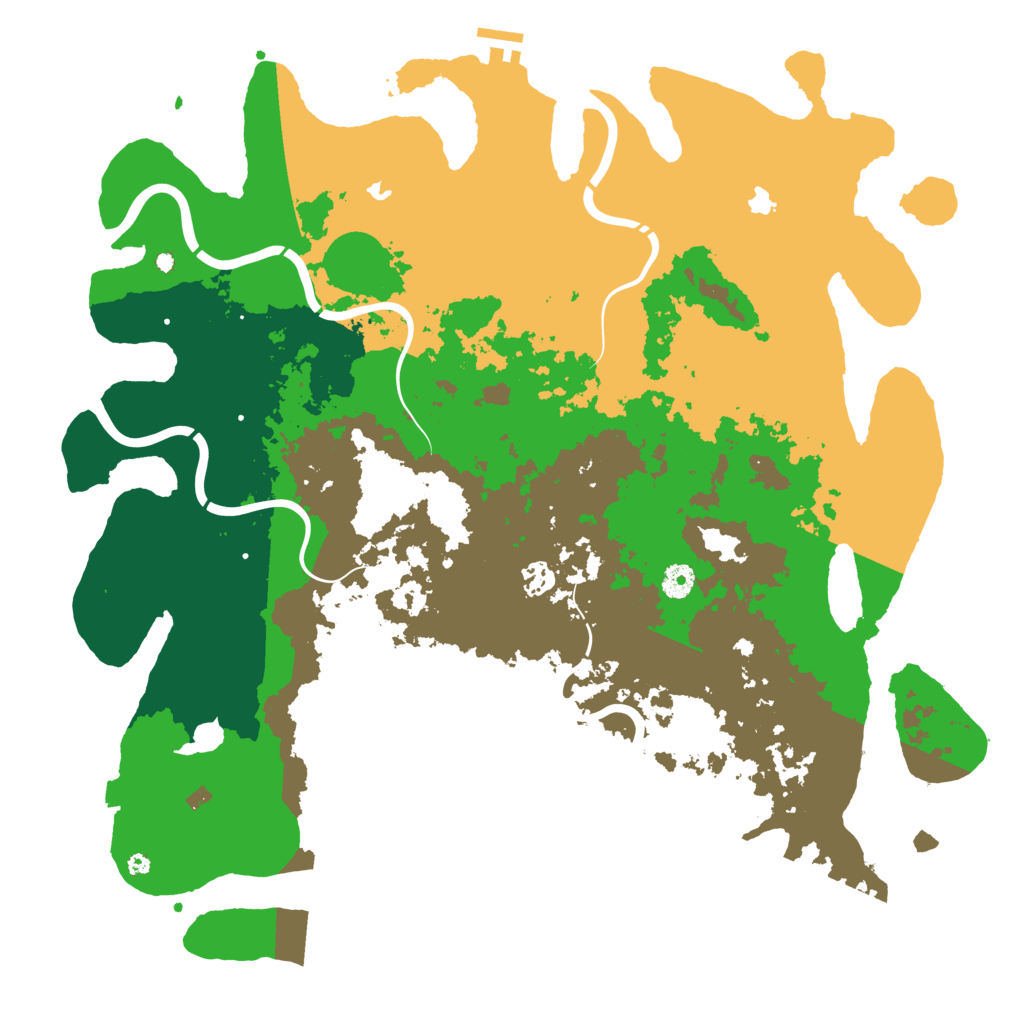 Biome Rust Map: Procedural Map, Size: 4500, Seed: 1819553012