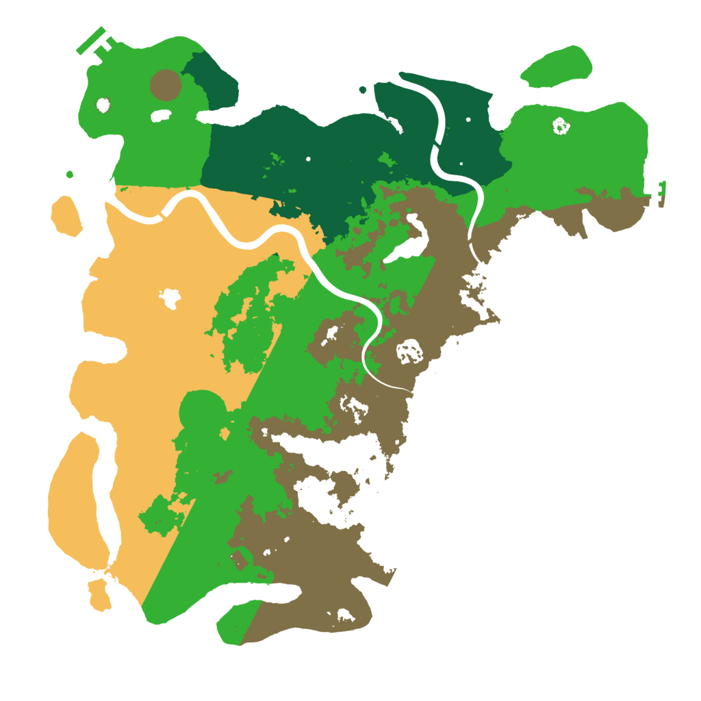 Biome Rust Map: Procedural Map, Size: 4000, Seed: 599784807